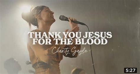 charity gayle thank you jesus for the blood lyrics|Thank You Jesus For The Blood (Lyrics) .